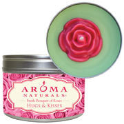 Hugs & Kisses - Pink Rose Large Tin