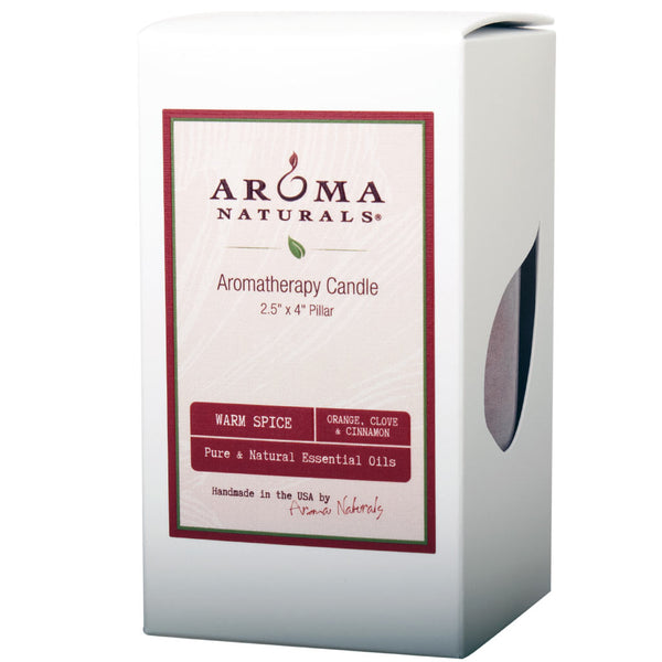 Warm Spice Holiday - 2.5x4 Naturally Blended Pillar