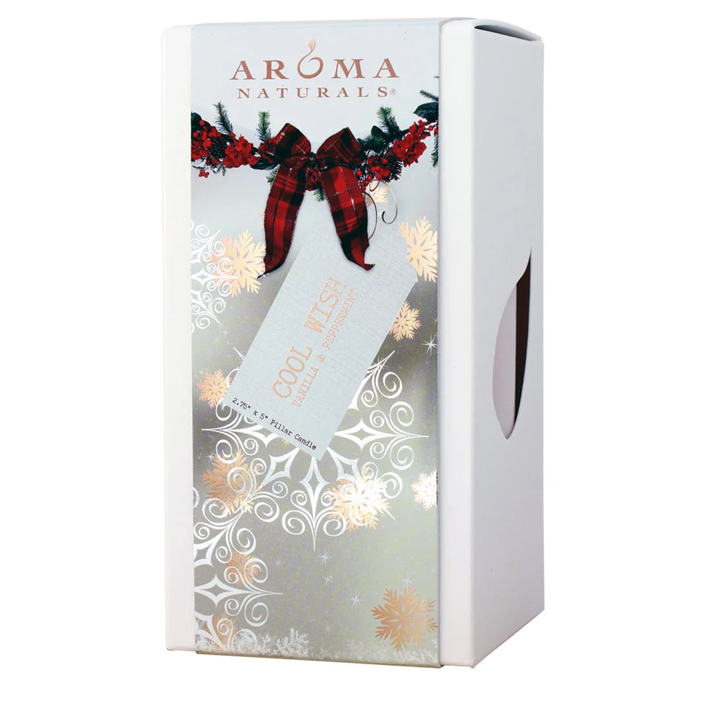 Cool Wish Holiday - 2.75x5 Naturally Blended Pillar