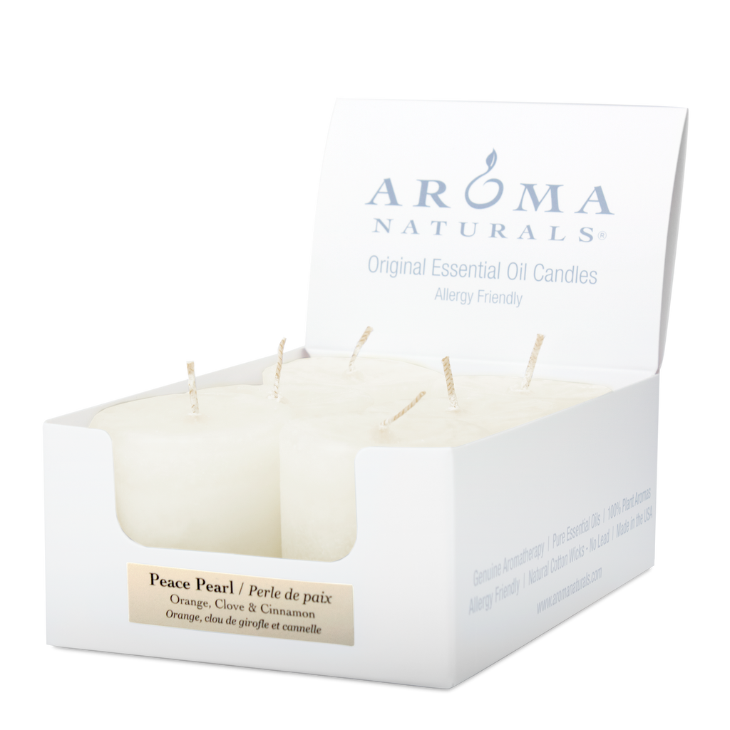 Peace Pearl - Naturally Blended Votive 6-pack