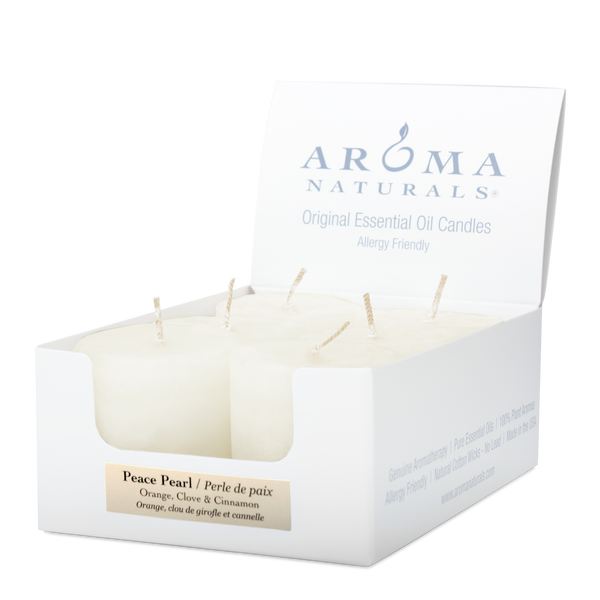 Peace Pearl - Naturally Blended Votive 6-pack