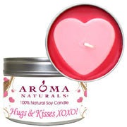 Hugs and Kisses XOXO! - Pink Heart Large Tin